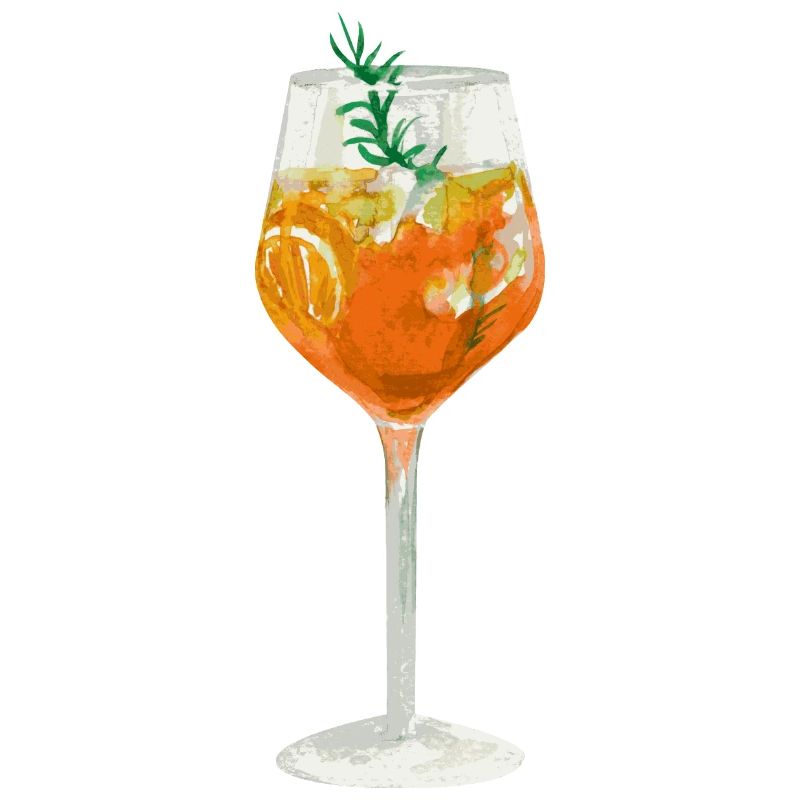 Minialistischer Spritz