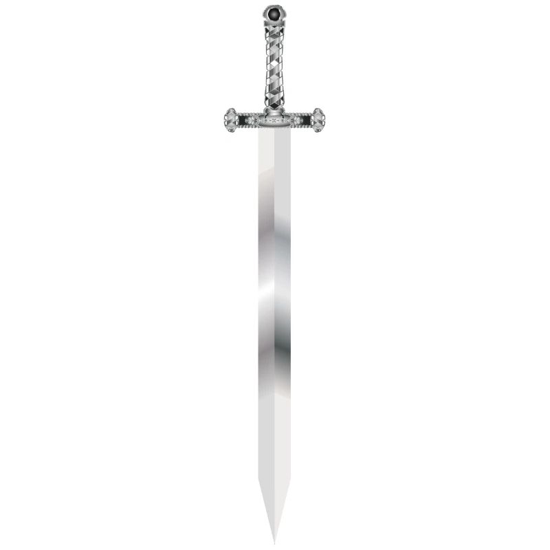 artfully designed sword noble shimmering