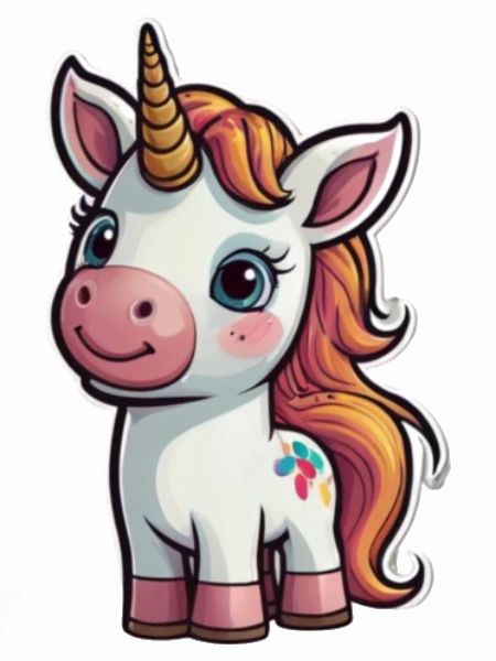 Comic-Einhorn