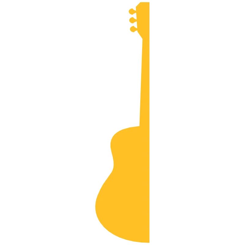 Half guitar guitar playing