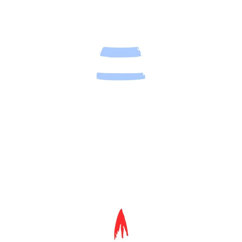 Vecteur de vol spatial spatial de fusée spatiale