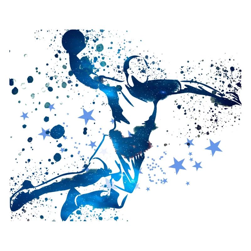 Handball, handballer, Beachhandball,Graffiti,stern