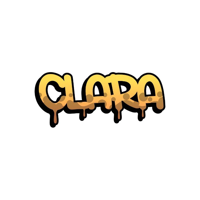 Graffiti-Name Clara