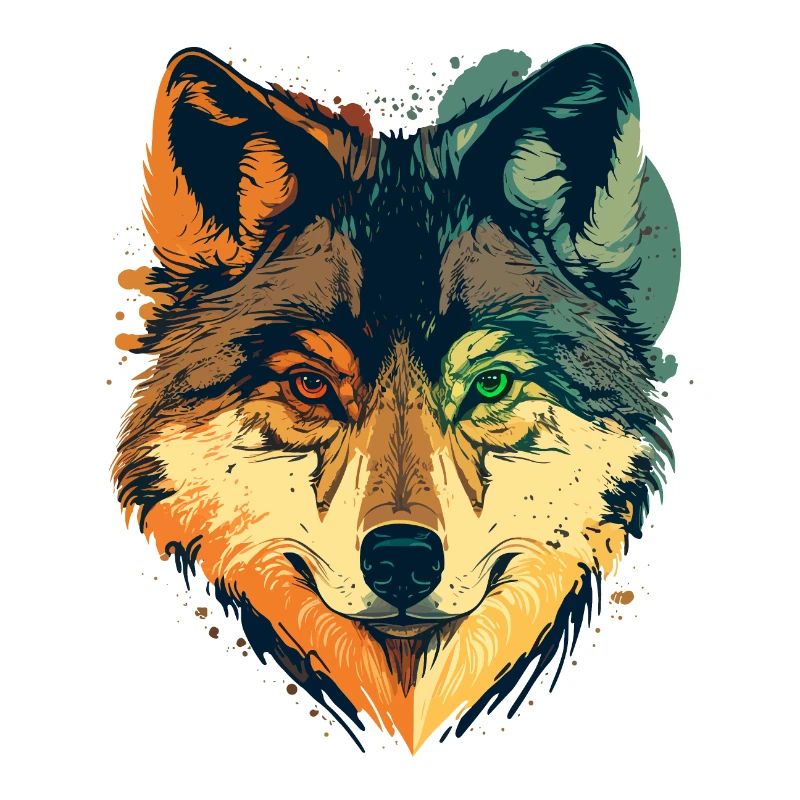 A Wolf Artwork as the Perfect Birthday Present