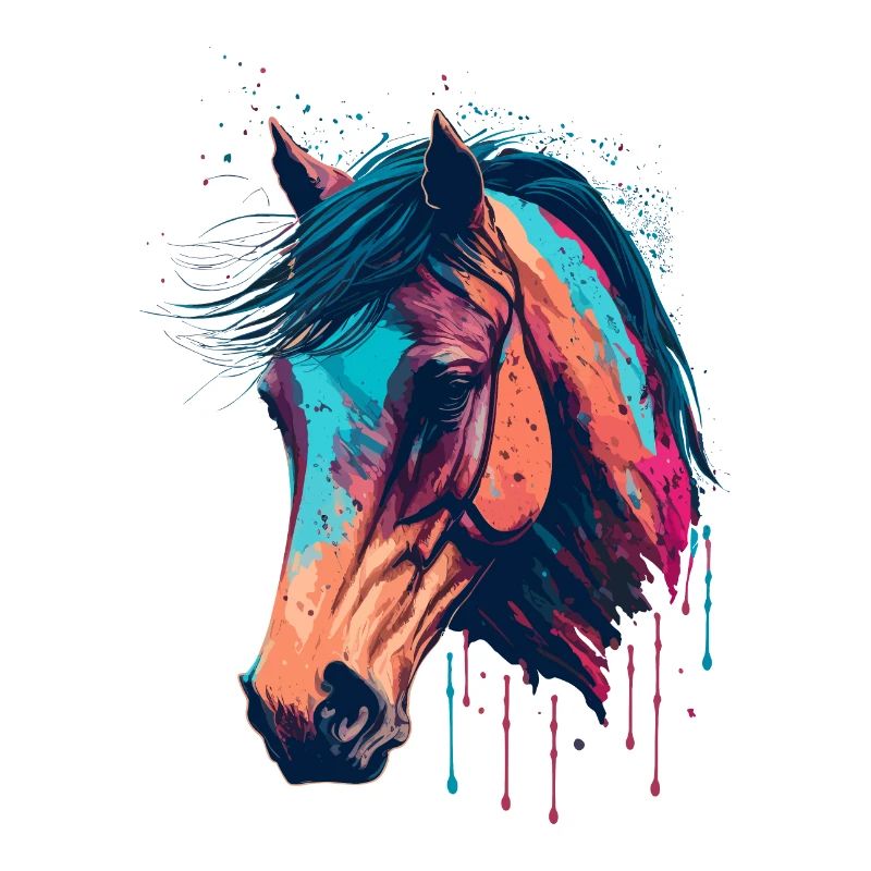 Dessin de tête de cheval