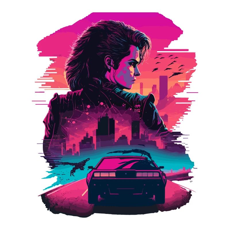 Retro Racing Mädchen