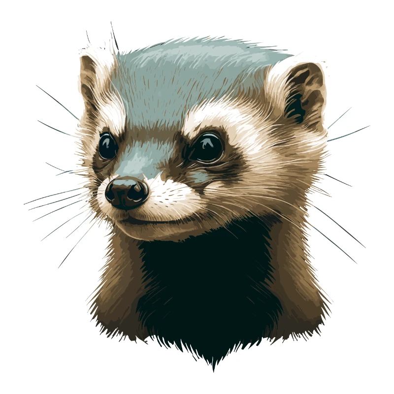 Frettchen Illustration