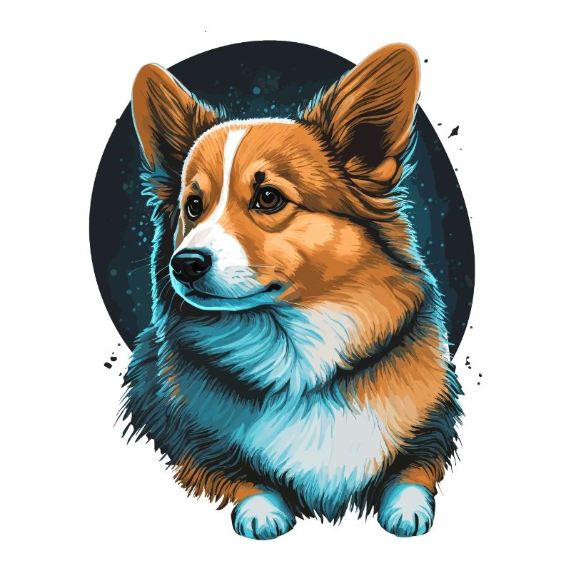 Fond brillant Corgi