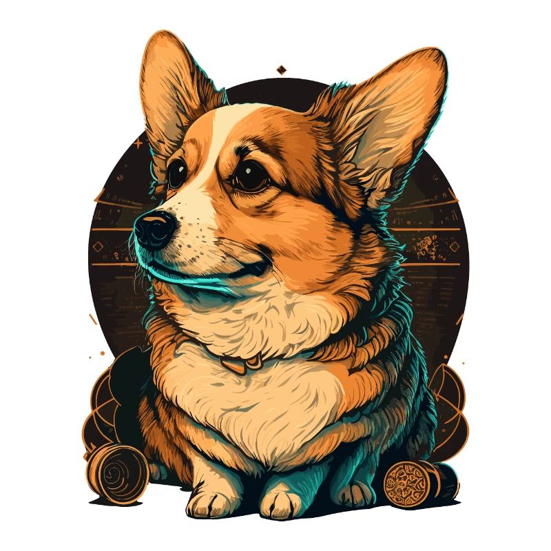 Small Charming Corgi