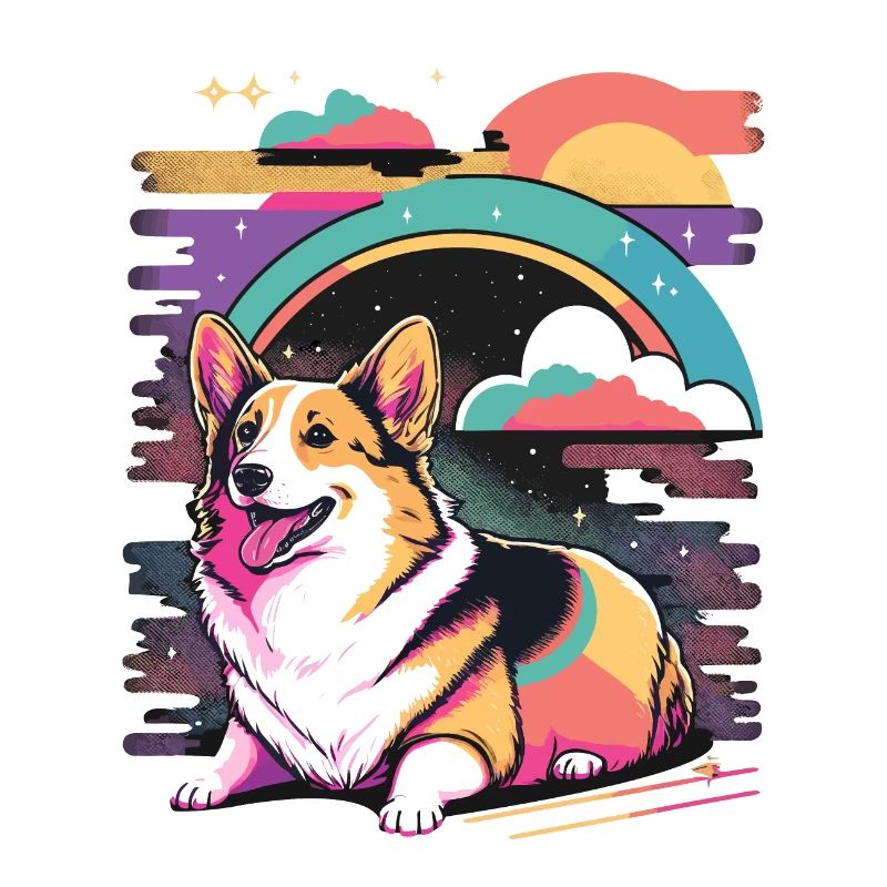 Corgi coloré