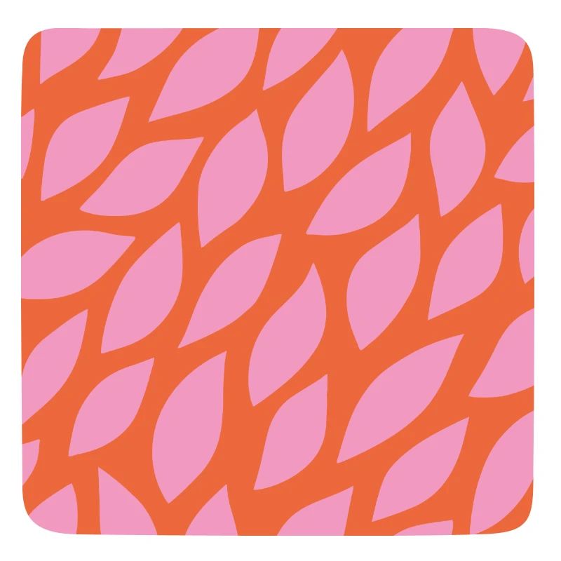 Modern leaf shape pattern