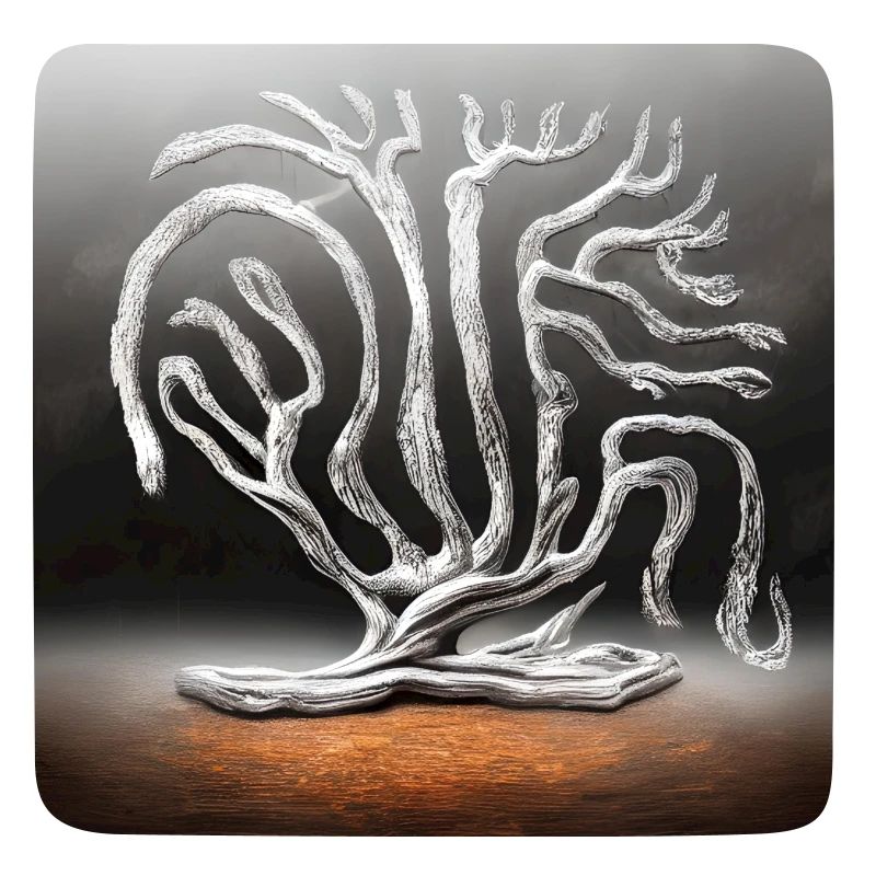 Alter Baum vom Blitz getroffen