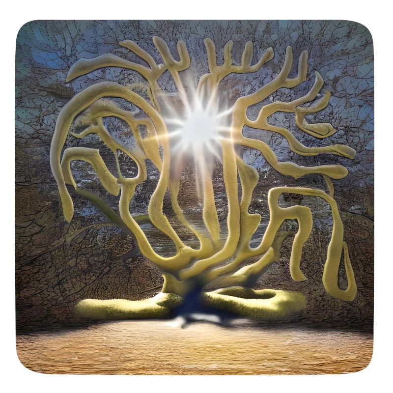 tree standing in a sun