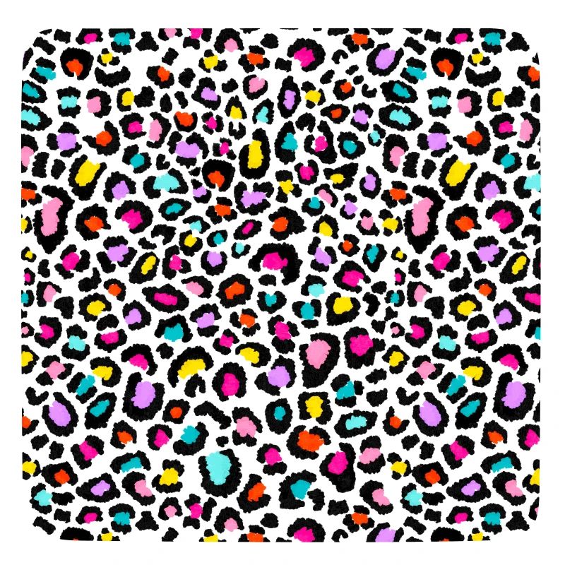Rainbow leopard gift pattern
