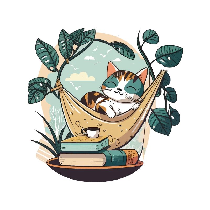 Cat Book Lover