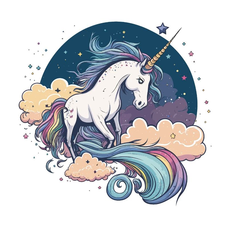 Regenbogen-Einhorn