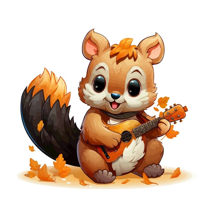 Das Akkordeon-Eichhörnchen