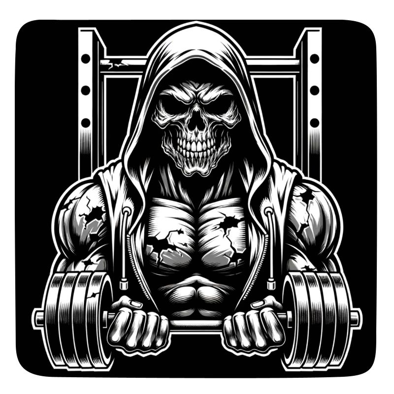 No Limit hartes Workout Skull mit Hantel