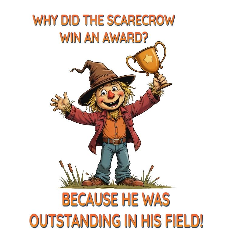 Gewinnende Vogelscheuche