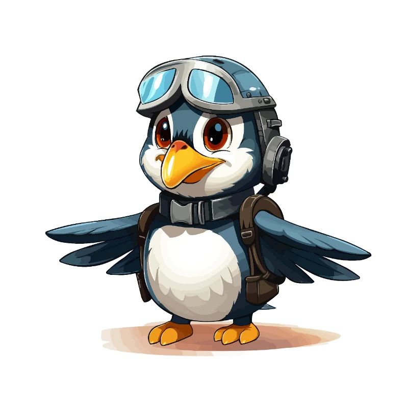 The Adventurous Penguin Pilot
