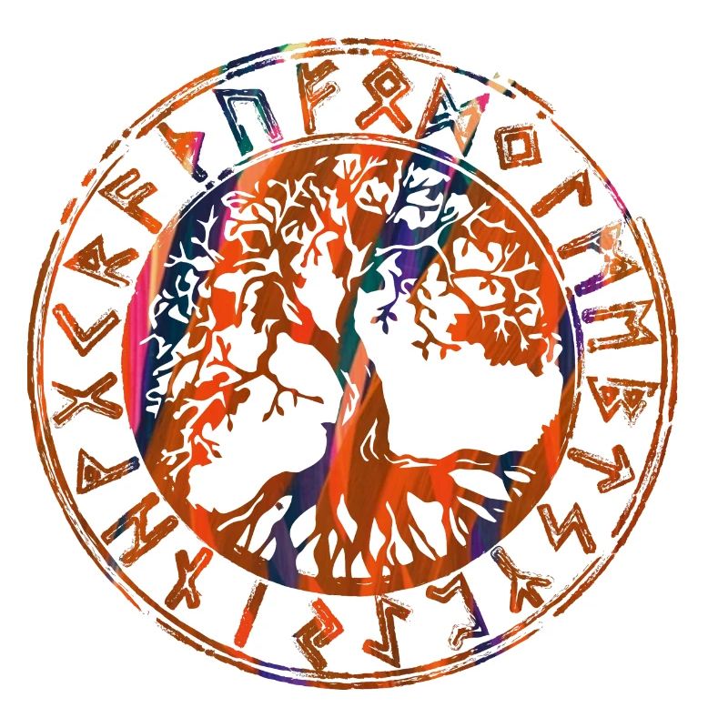 Baum des Lebens ,Lebensbaum,Graffiti,keltisch