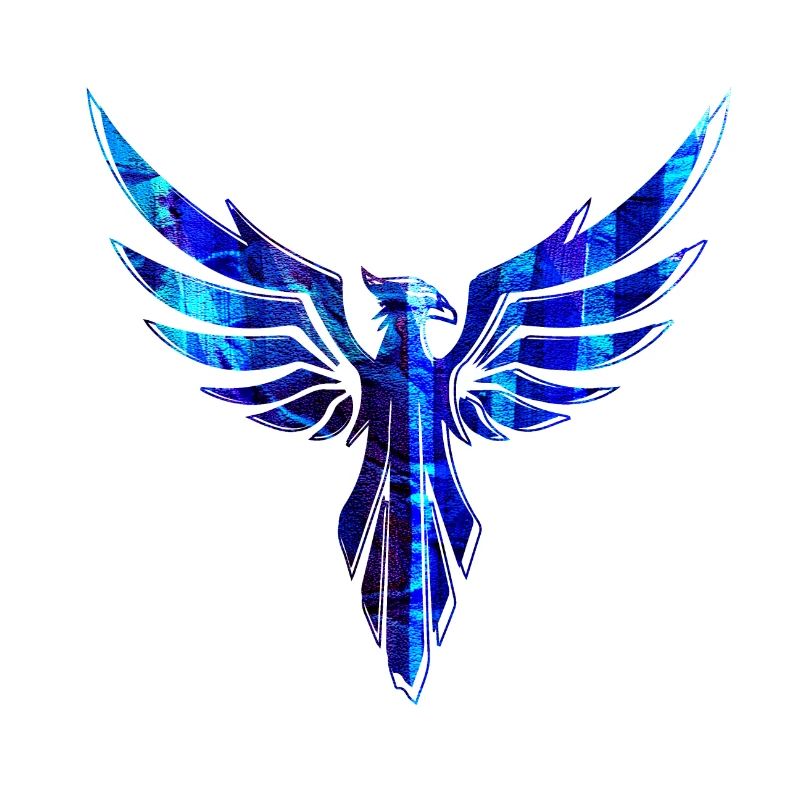 Phoenix.vogel,graffiti,Malerei,blau