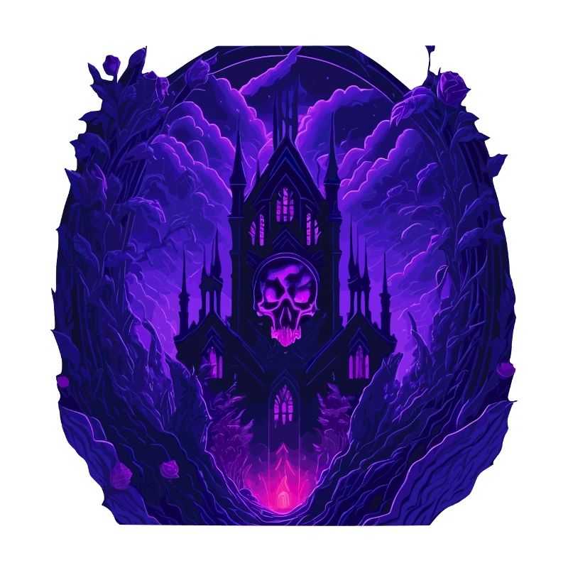 neon gothic architecture gothic castle