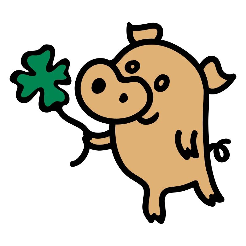 Cochon trèfle 3