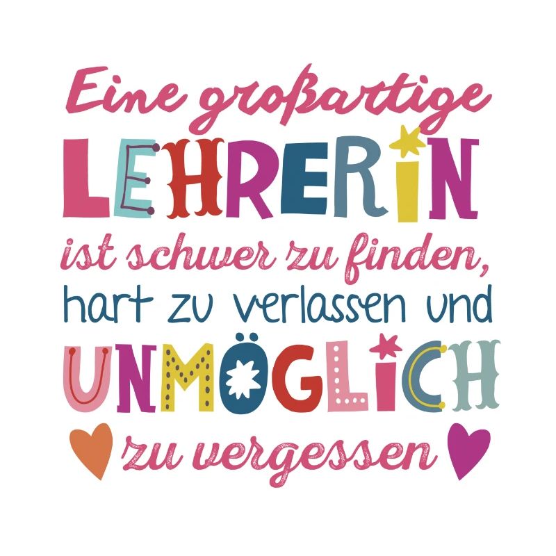 Großartige Lehrerin
