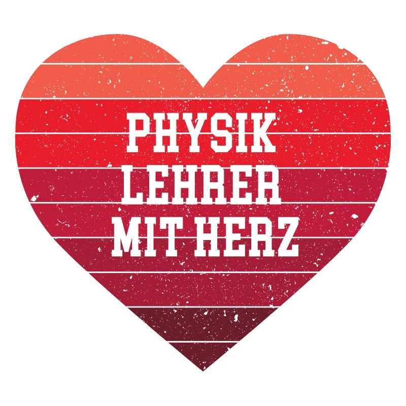 Physiklehrer mit Herz Danke Bester Physik Lehrer