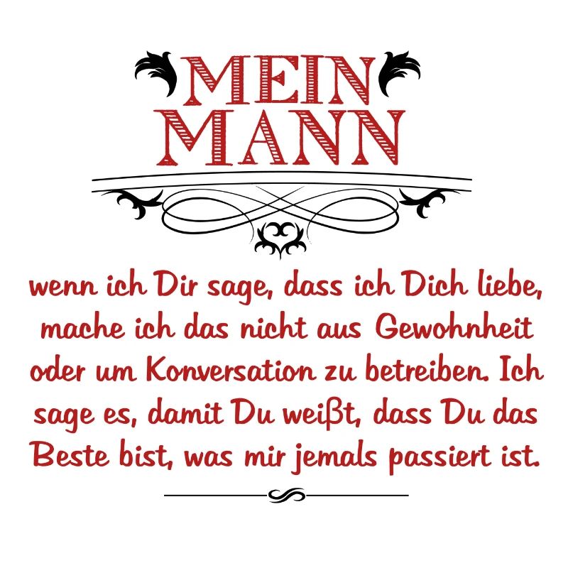 Mein Mann - Geschenk