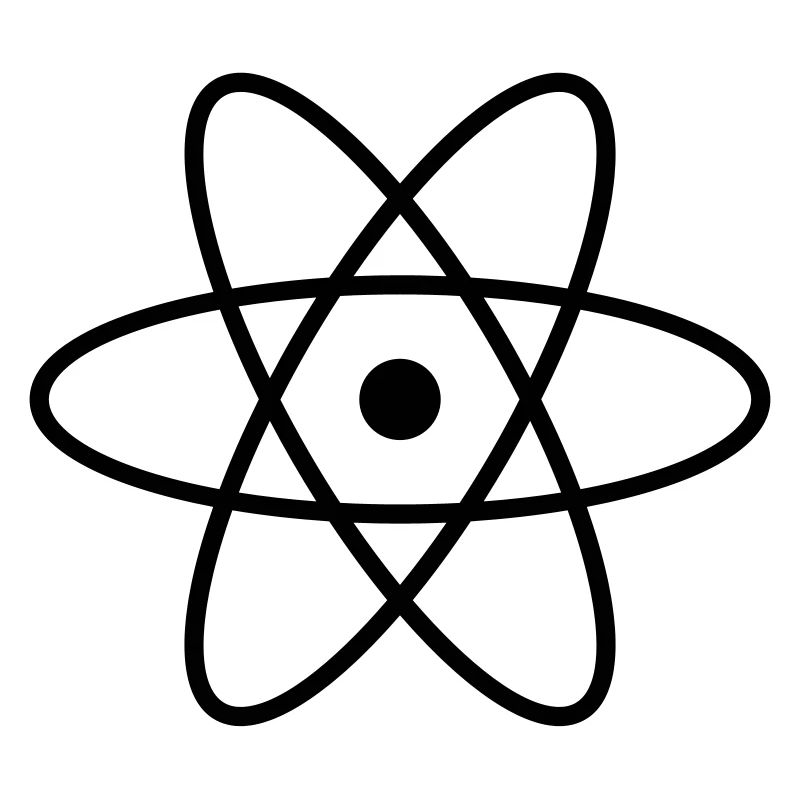 Atom Symbol Idee Geschenk Zeichen Physik