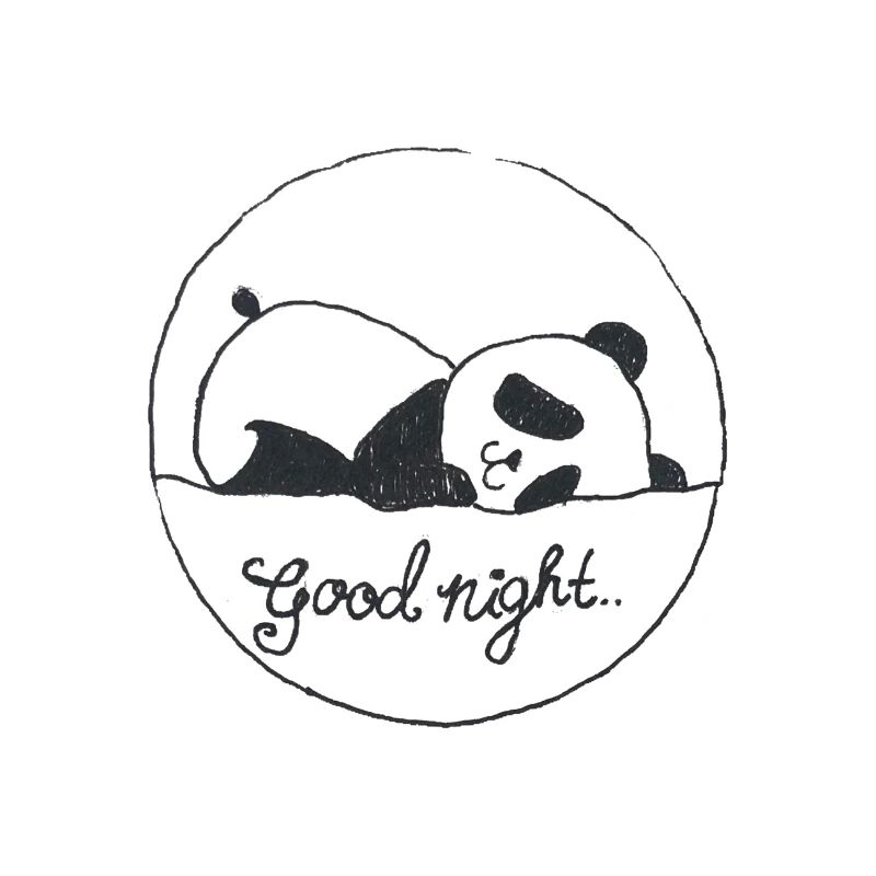 Gute Nacht Panda