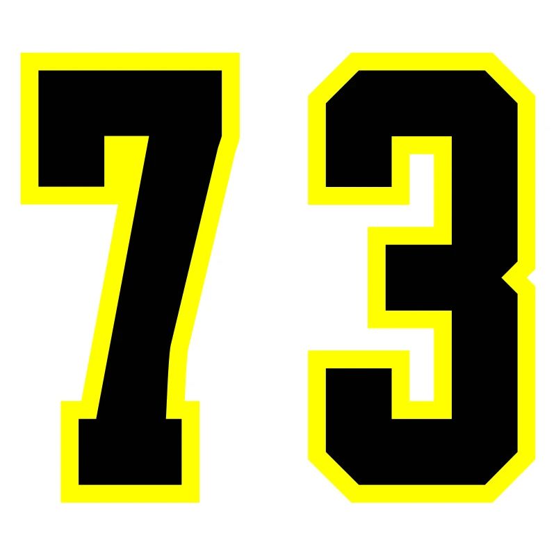 Maillot à 73 numéros