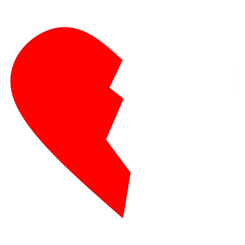 HALF HEART LEFT SIDE