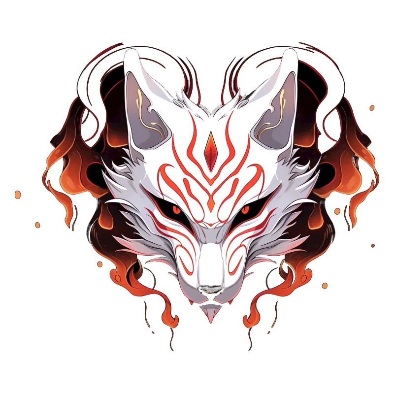 Kitsune-Maske