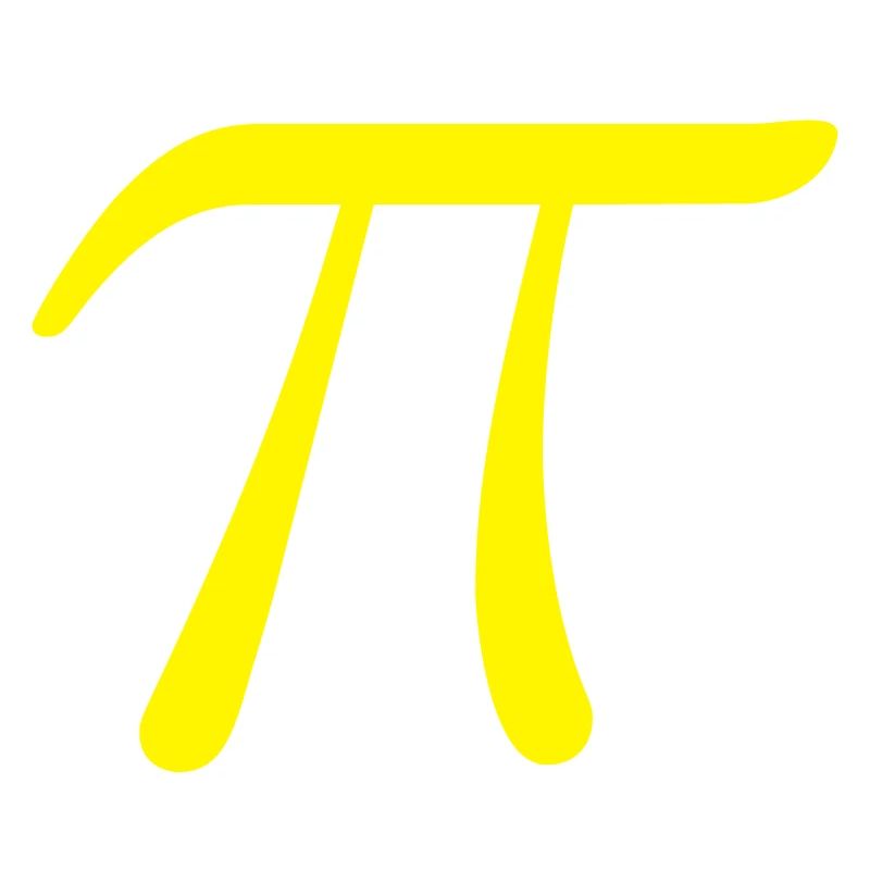 The transcendent number PI.