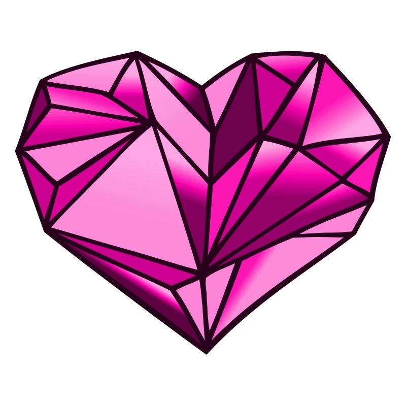 Heart geometric gift idea
