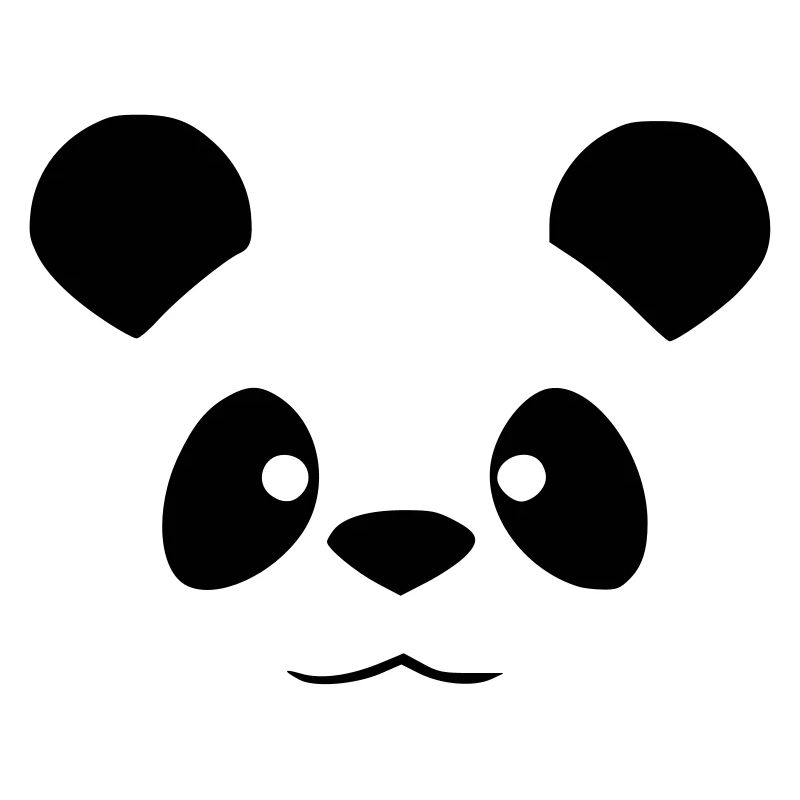 Panda mignon - conception animale drôle