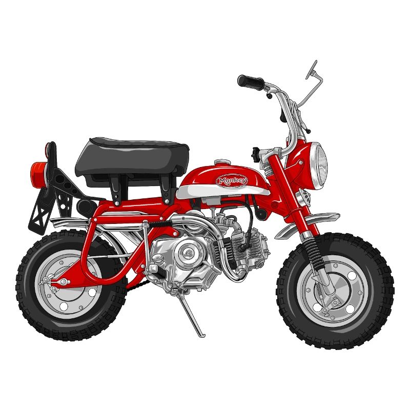 Monkey Z50A DE | candy ruby red