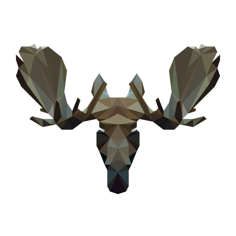 Low Poly Moosehead