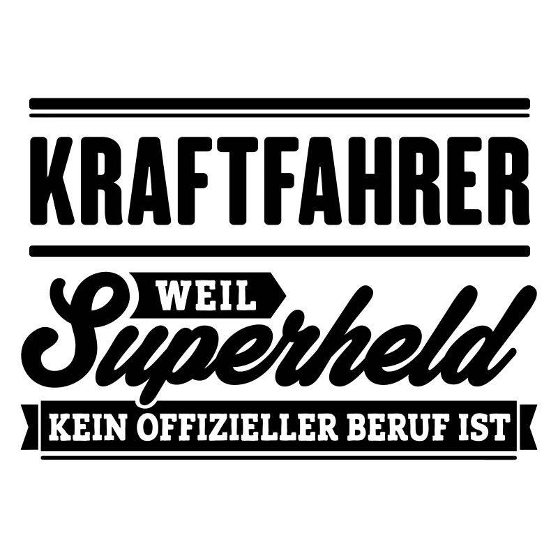 Superheld Kraftfahrer