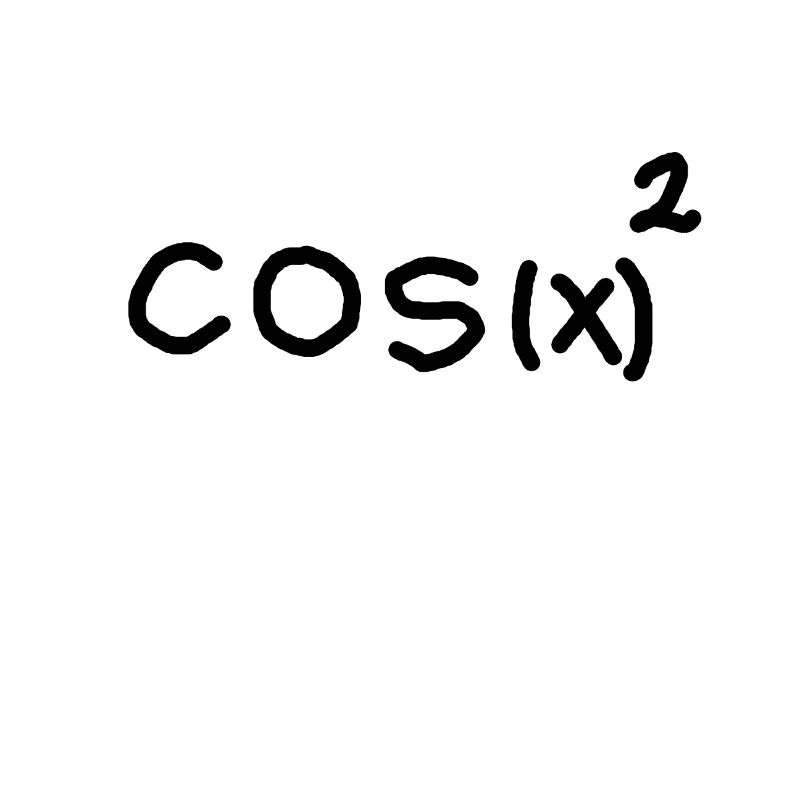 cos(x)²+sin(x)²=1