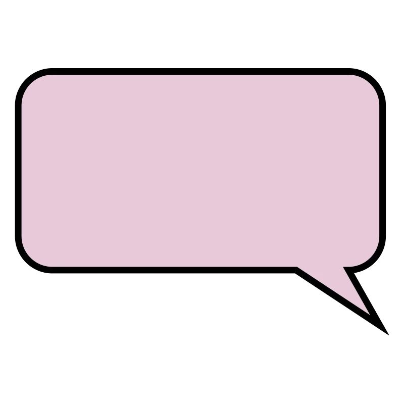 Sprechblase // Comic // Spruch machen // Aussage