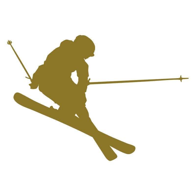 Ski -Jump weiss