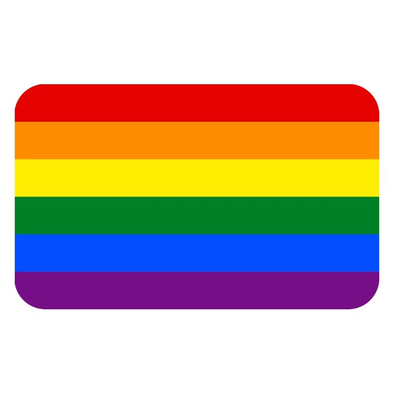 RAINBOW FLAG round corner 400 dpi