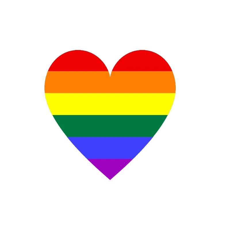 Regenbogen Herz