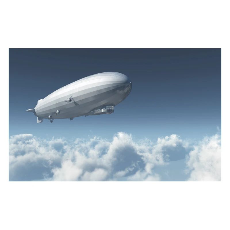 Zeppelin über den Wolken