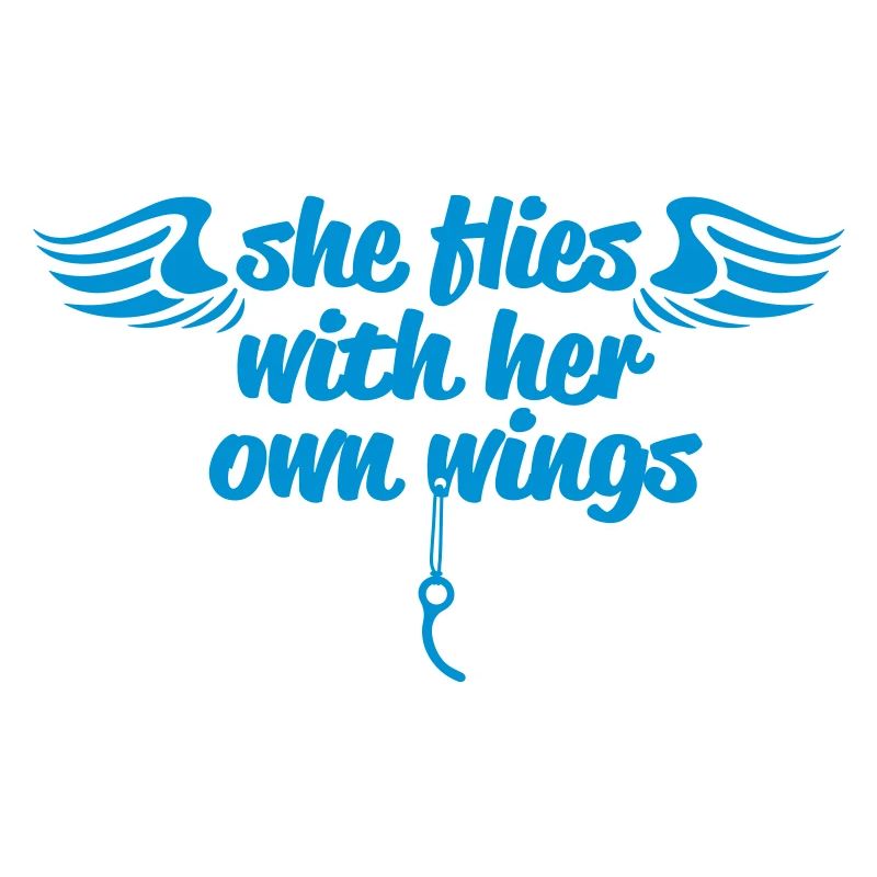 She flies...