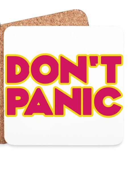 Don't Panic 2zeilig